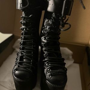 Size 6 boots from dollskill- brand new with original box and wrapper